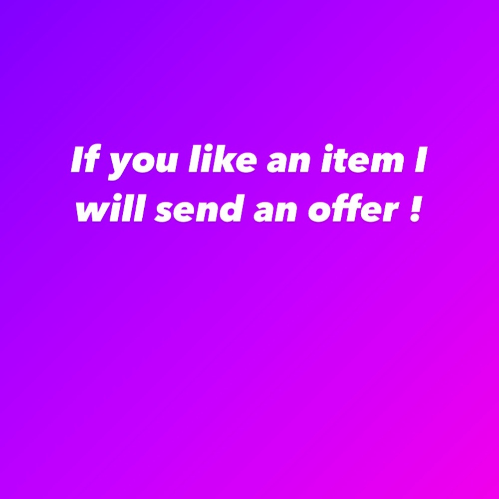 Liking an item gets an offer sent to you